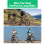 Corde de Remorquage Enfant 2,5 m – Barre Traction Velo – Tire Velo Enfant – Barre Remorquage pour VTT, Route, Ville, Promenades,