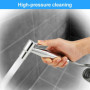 Douchette WC Bidet Toilette – Kit Douchette WC Haute Pression avec Robinet 2 Sorties et Tuyau 1,5M, Économie d’eau, Pommeau Ergo