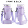 MLPKOI 1 Porte-Bouteille d'eau Accessoires Sac pour(Violet), avec Sangle RéGlable, Compatible avec 40oz 30oz Thermos Cup