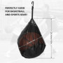 Sacs Basketball 16L - Sac Ballon de Basket - Filet Pliable avec Poche Zippée et Mousqueton - Sac de Transport pour Basketball, F