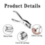 2 Pièces Perforatrice à trou unique en métal,3mm et 6mm pour scrapbooking,cartes de vœux et projets DIY,Pince perforatrice manue