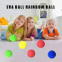Lot de 8 balles en mousse, balles de plage, balles de jonglage, petites boules souples pour enfants, 6 cm de diamètre, balles en