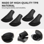 4 Pièces Embout Baton de Marche,Bâtons Nordique Bâton Tampons en Caoutchouc Bouchon Asphalte Rondelle Nordic Walking Canne Couss