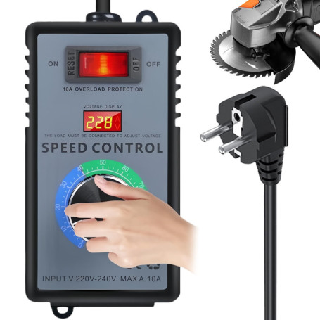 Variateur De Vitesse Pour Moteur 220 V, 4000 W Régulateur De Vitesse, Scr Regulateur De Tension, Régulateur De Tension Du Moteur