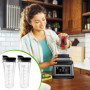 Lot De 2 Rechange Pour Gobelet Pour Ninja 710ml Gobelets De Rechange Pour Mixeur Ninja, Gobelet De Rechange Gobelet De Remplacem