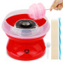 Machine à Barbe à Papa, 450w Cotton Candy Machine pour La Maison Barbe a Papa Appareil avec Cuillère Et 10 Bâtonnets Facile à Ut