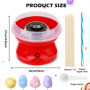Machine à Barbe à Papa, 450w Cotton Candy Machine pour La Maison Barbe a Papa Appareil avec Cuillère Et 10 Bâtonnets Facile à Ut