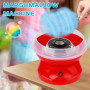 Machine à Barbe à Papa, 450w Cotton Candy Machine pour La Maison Barbe a Papa Appareil avec Cuillère Et 10 Bâtonnets Facile à Ut