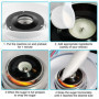 Machine à Barbe à Papa, Barbe à Papa Appareil 450w, Cotton Candy Machine pour Sucre Ou Bonbons Durs Avec Accessoires Facile à Ne
