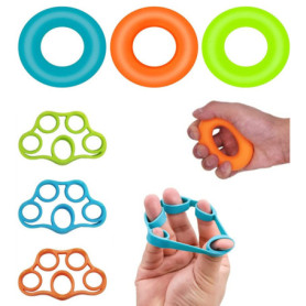 CHUANGOU 6 Pièces Main Musculation，Anneaux de préhension ，pour l'exercice de Préhension，pour Une Rééducation, Réduire la Douleur