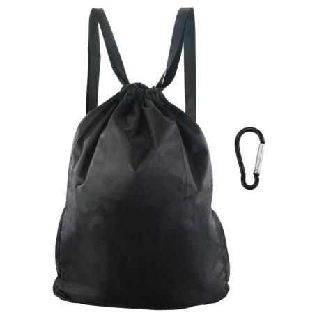 EASYKEENECOM Sac en tissu avec cordon de serrage, sac de gym imperméable et sac à dos avec cordon de serrage, sac de sport et de
