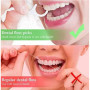 Hurreka Floss Lot de 3 paquets de 180 cure-dents 2 en 1 avec poignée antidérapante pour éliminer la pourriture et la plaque dent