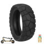 Pneus à vide tout-terrain 80/50-6.5 sans chambre à air pour scooter électrique épais, roues de rechange antidérapantes adaptées 