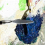 Lot de 5 spatules en acier inoxydable pour peinture à l'huile Palette Couteau Peinture Grattoir Peinture Art Inoxydable Palette 