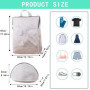 Filet Linge Machine à Laver Fine Maille,Sacs a Linge pour Chaussures Réseau à trois couches,Sac Linge Sale Voyage avec Poignée,F