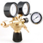 aleto Réducteur de pression de gaz - Vanne d'arrêt - Argon CO2 MIG MAG WIG - Gaz de protection - Poste à souder