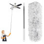 Uootach Plumeau Poussière, Plumeau Télescopique, Jusqu'à 2,8 m de Long Collecteur de poussière en Microfibre rétractable Extra L