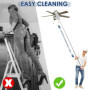 Uootach Plumeau Poussière, Plumeau Télescopique, Jusqu'à 2,8 m de Long Collecteur de poussière en Microfibre rétractable Extra L