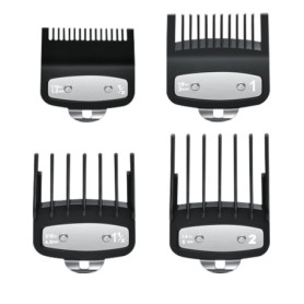 Lot de 4 peignes de rechange pour tondeuse à cheveux, 6 mm, 4,5 mm, 3 mm et 1,5 mm pour tondeuse à cheveux standard pour la fami