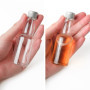 AZKEEGREY Lot de 50 Petite Bouteille Plastique 60ml, Mini Bouteille pour Mignonette Alcool avec Entonnoir Réutilisables Vides Li