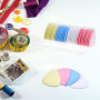 Craie Couture,30 PCS Craie Tailleur de Couleur de Craie de Couturiers Craie Couture Tissu Triangle Crayon Couture pour Marquage 