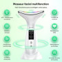 Massage Visage Appareil Anti Rides: Masseur Lifting Double Menton Facial 6 Mode Beauté Electrique Machine Luminothérapie Led 7 C