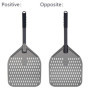 G.a HOMEFAVOR Pelle à Pizza, Pizza Paddle en Aluminium Anodisé Dur avec Poignée, Pelle à Pizza Perforée pour Transférer Pain, Pa