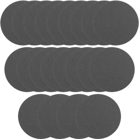 Lot de 21 éponges abrasives à main 180-3000, papier abrasif rond flexible et humide pour métal, acier inoxydable, céramique, car