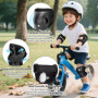 Horuili® Genouillères pour Enfants, 6 en 1 Inliner Protektoren Set Enfants Equipement de Protection, genouillères réglables coud
