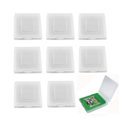Wxinsheng 9 Pièces Couverture de Gameboy,Protecteurs de Jeu en Boîte,Cartouches de Jeu en Plastique Transparent,Boîte Couverture