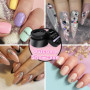 2 * 15 ML Solide Gel de Colle, gel nail art, Longue Durée Facile à Utiliser Gel de Colle à Ongles, Ongles pour Décoration Adhési