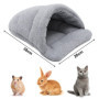 1 Morceau de litière pour Animaux de Compagnie, lit de Hamster, lit de Cochon d'Inde, Mini Sac de Couchage, adapté aux Hamsters,
