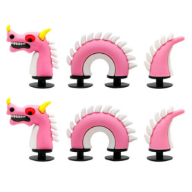 2 PièCes D'Accessoires De DéCoration De Chaussures De Dragon 3D, DéCorations De Chaussures De Dessin Animé Mignon, DéCorations D