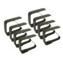 TAFACE Lot de 8 pinces à nappe épaisses en acier inoxydable pour table de jardin, salle à manger, table familiale