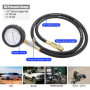 FreeTec Testeurs de Pression d'Huile, 140psi 10bar Manometre Pression Huile Moteur, Kit Outil Pression Huile Mano Pression Huile