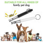 Omnikryp 2 Pièces Sifflet à Ultrasons pour Chien, Sifflet Chien Rappel Professionnel, Rappel avec Lanière, Aides à la Formation 