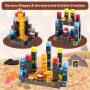 108PCS Jouets de Blocs de Construction magnétiques-Ensemble de Jouets Montessori, Magnetic Blocks for Boys and Girls Aged 3+ Yea
