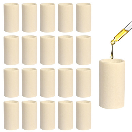 20 Pièces Diffuseur D'huiles Essentielles en Bois Diffuseur de Parfum en Bois Diffuseurs en Bois pour Huiles Essentielles Diffus