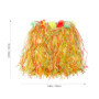 SUPVOX Ensemble De DéGuisement HawaïEn 5 PièCes - Jupe Hula 40cm, Bracelets, Bandeau Et Guirlande Pour FêTe Tropicale, Plage, Ca