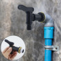 Lot de 2 robinets d'écoulement pour citerne d'eau de pluie, robinet 3/4" en plastique de rechange avec joint contre-écrou bande 
