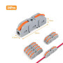 Frogetu 34 Connecteurs Électriques,Cosses et Kits,Dominos Électriques,Wago 4 Entrées,Wago Assortiment,Wago 3 Entrées,Connecteur 