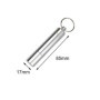 Zasiene Porte Cure-dents 4 pièce Aluminium Boite a Pilule étanche Cure-dent Portable Mini Distributeur Cure dent avec Porte-clés