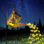 Comius Sharp Arrosoir Solaire avec Guirlandes Lumineuses et Bâton de Berger, LED Lanterne Solaire Exterieur Jardin, Étanche Lamp