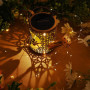 Comius Sharp Arrosoir Solaire avec Guirlandes Lumineuses et Bâton de Berger, LED Lanterne Solaire Exterieur Jardin, Étanche Lamp
