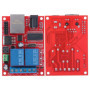 Module de contrôleur de haute qualité LAN Ethernet Commutateur de retard de carte de relais 2 voies DC5V-24V avec 1 indicateur d