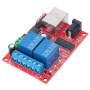 Module de contrôleur de haute qualité LAN Ethernet Commutateur de retard de carte de relais 2 voies DC5V-24V avec 1 indicateur d