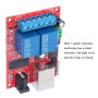 Module de contrôleur de haute qualité LAN Ethernet Commutateur de retard de carte de relais 2 voies DC5V-24V avec 1 indicateur d