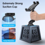 Support de Voiture, 360 Degrés Support Tablette Voiture Pare-Brise Tableau Bord Support Téléphone Voiture avec Ventouse Compatib