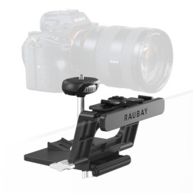 RAUBAY Support de caméra pour moniteur, pince de webcam suspendue avec vis de 6,35 mm, support supérieur de moniteur MILC pour d