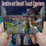 Mobile Game Controller Finger Sleeve,6 Pièces Contrôleurs de Manchons de Jeu Mobiles Manchon de Doigt de Jeu Anti-Transpiration 